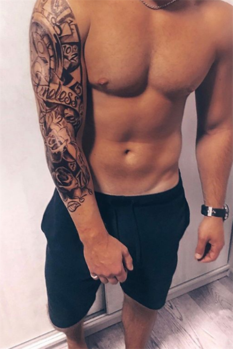 Geçici Saat Modelli Kol Dövme Tattoo