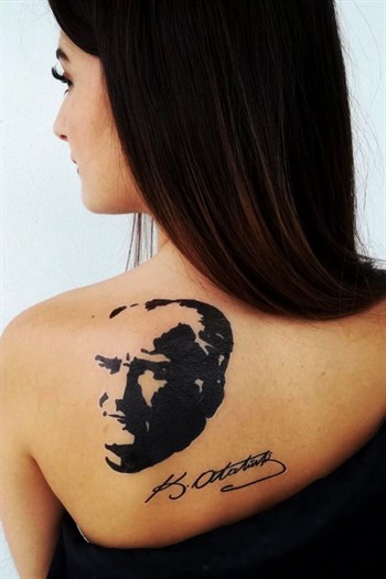 Geçici Atatürk Dövme Tattoo