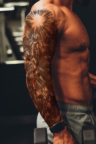 Geçici Savaşçı Kol Dövme Tattoo